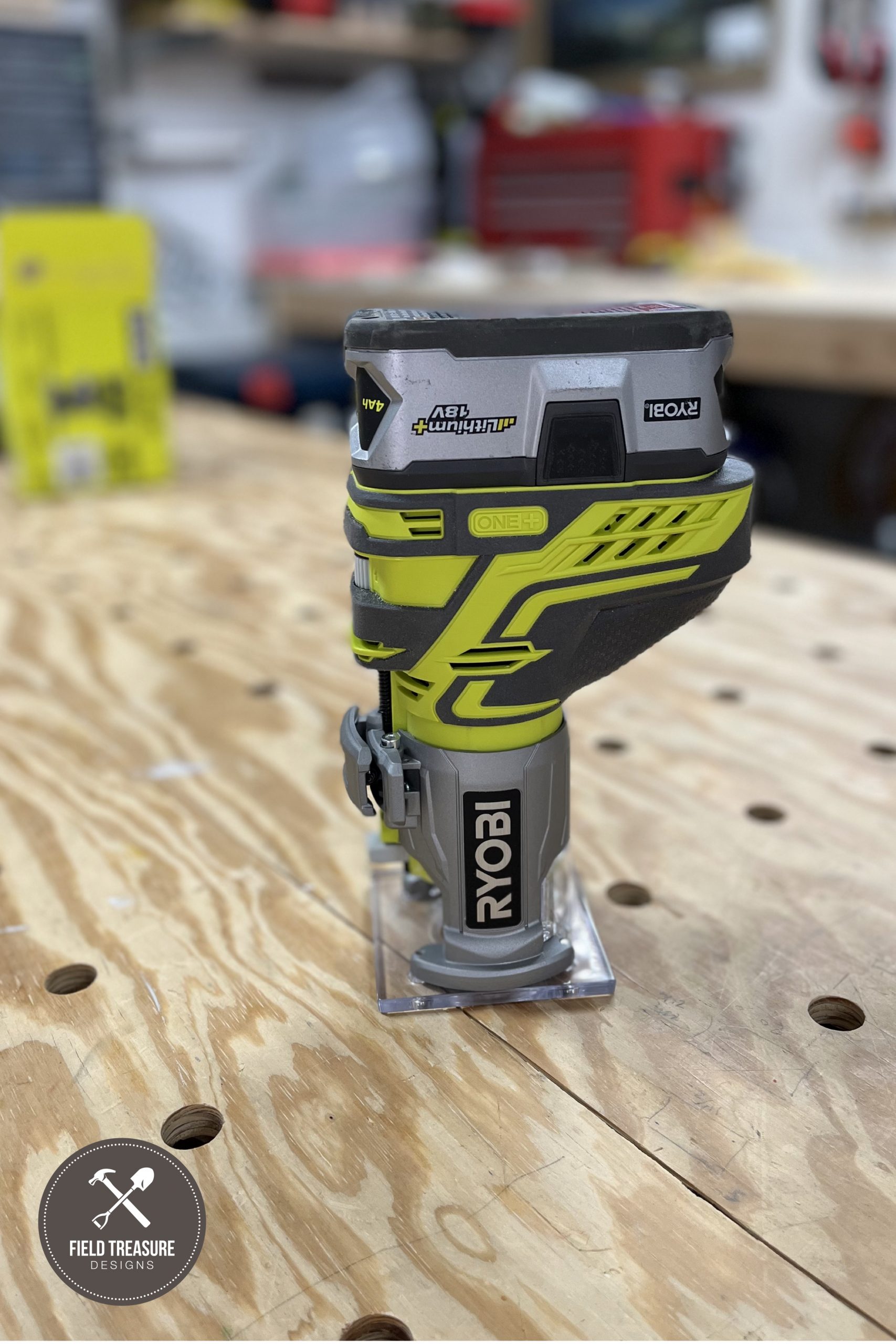 Ryobi 18V Cordless Router Unbox & Review - Field Treasure Designs