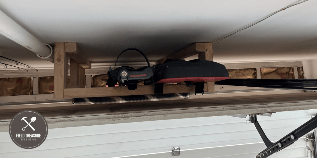 Above Garage Door Storage Rack Field Treasure Designs