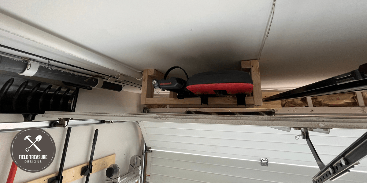 Above Garage Door Storage Rack Field Treasure Designs