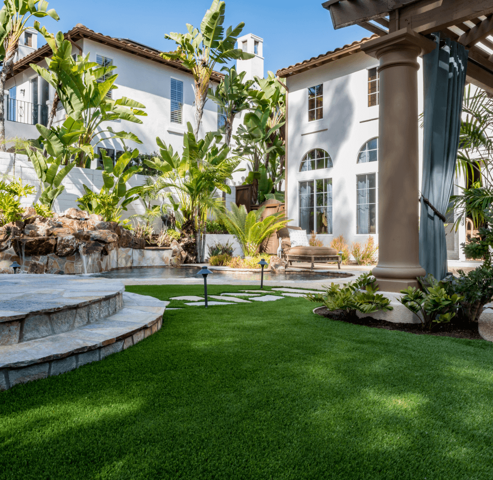 BudgetFriendly Small Backyard Turf Ideas FieldTurf Landscape