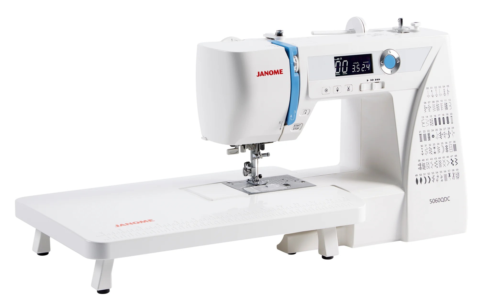 Janome 5060QDC Computerised Sewing Machine fieldwork