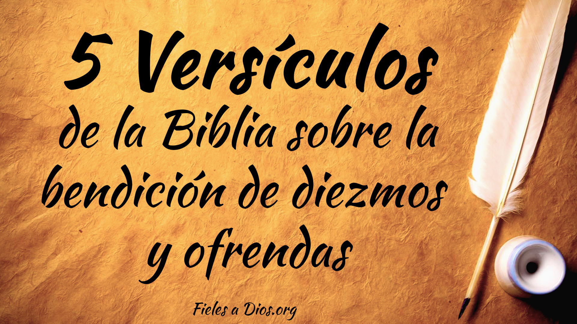 5 Versículos de la Biblia Sobre la Bendición de Diezmos y Ofrendas
