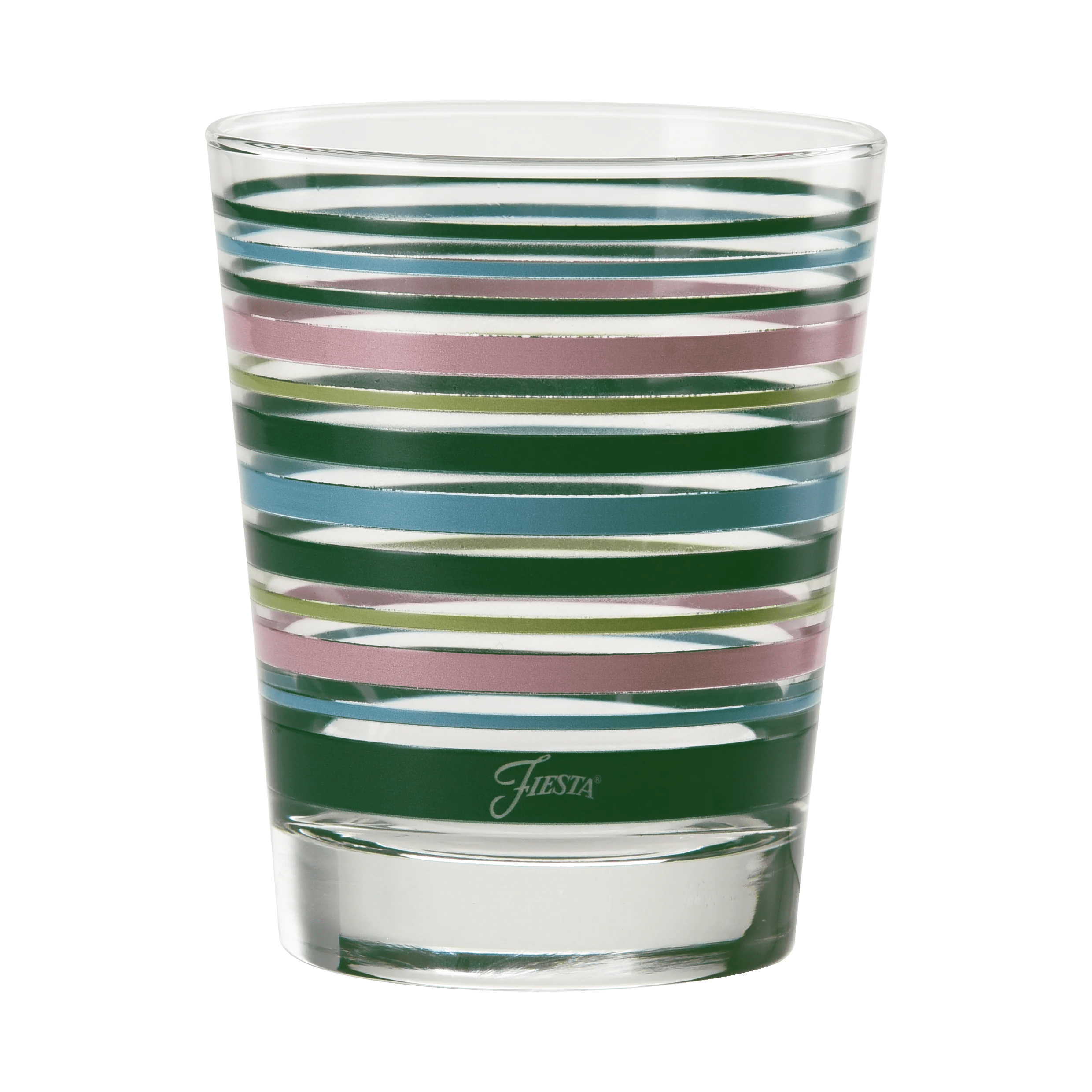 15 oz. Fiesta® Tropical Stripes Tapered Double Old Fashion Set of 4