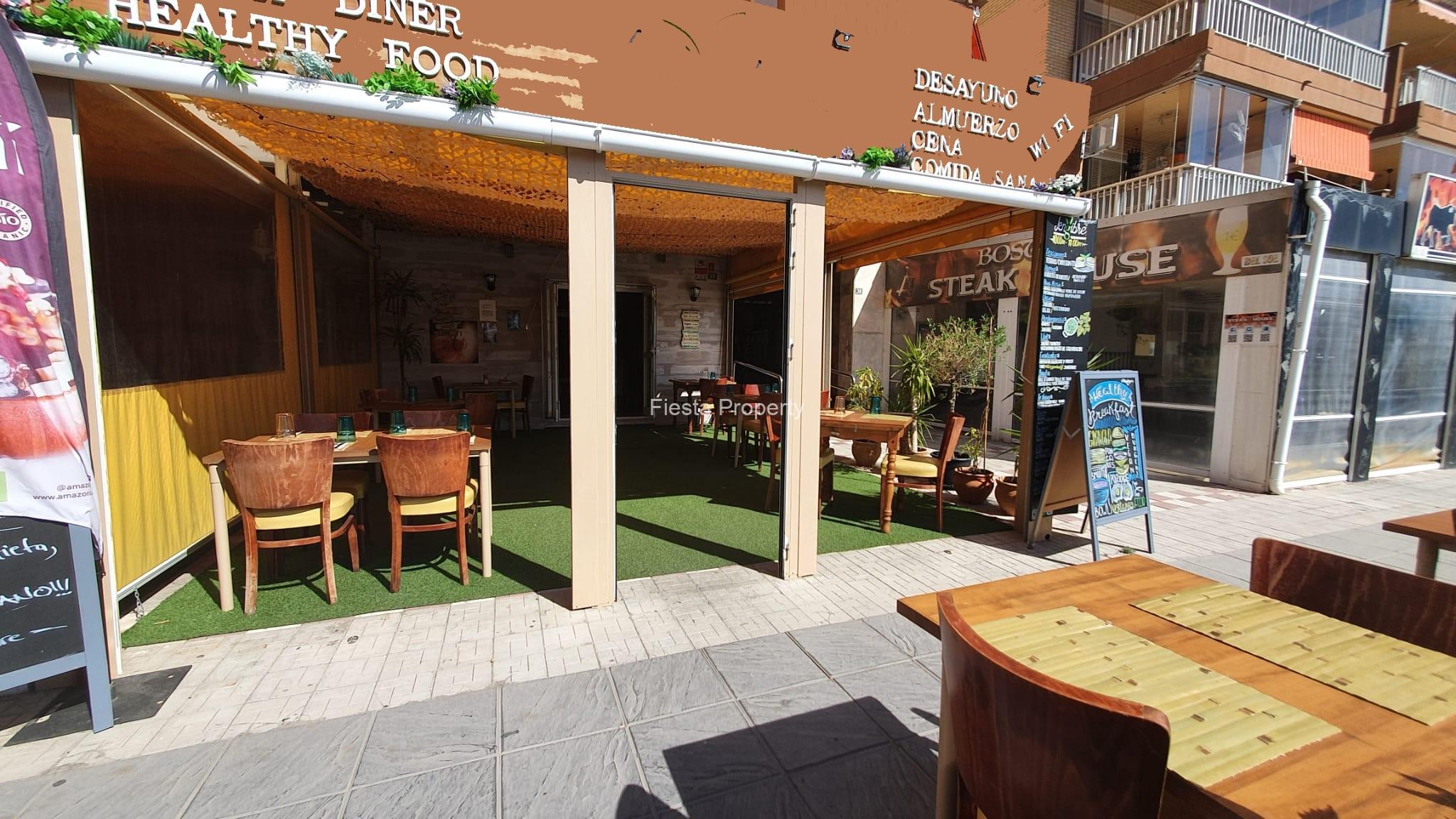 FANTASTIC CAFE BAR IN THE PASEO MARITIMO FUENGIROLA, COSTA DEL SOL