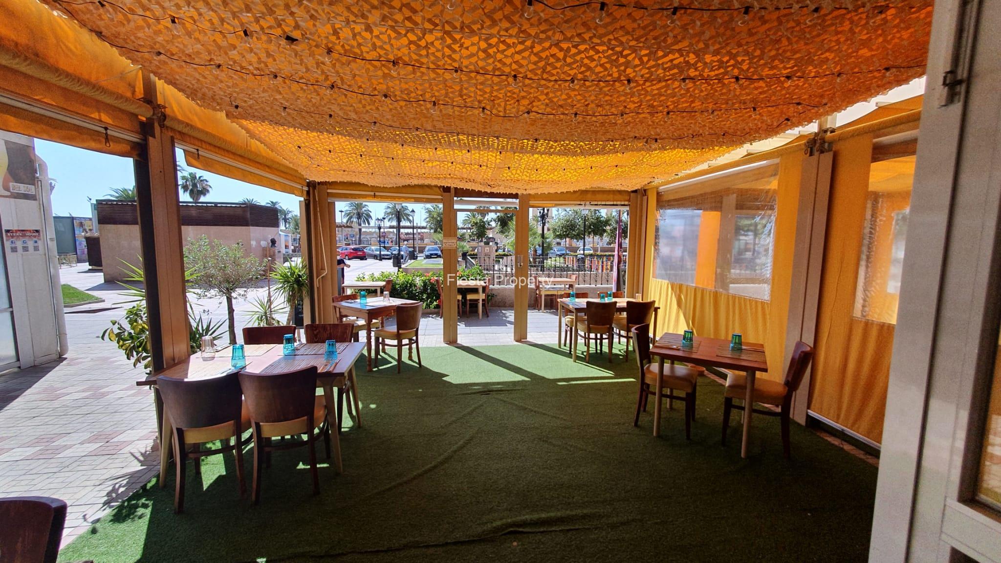 FANTASTIC CAFE BAR IN THE PASEO MARITIMO FUENGIROLA, COSTA DEL SOL