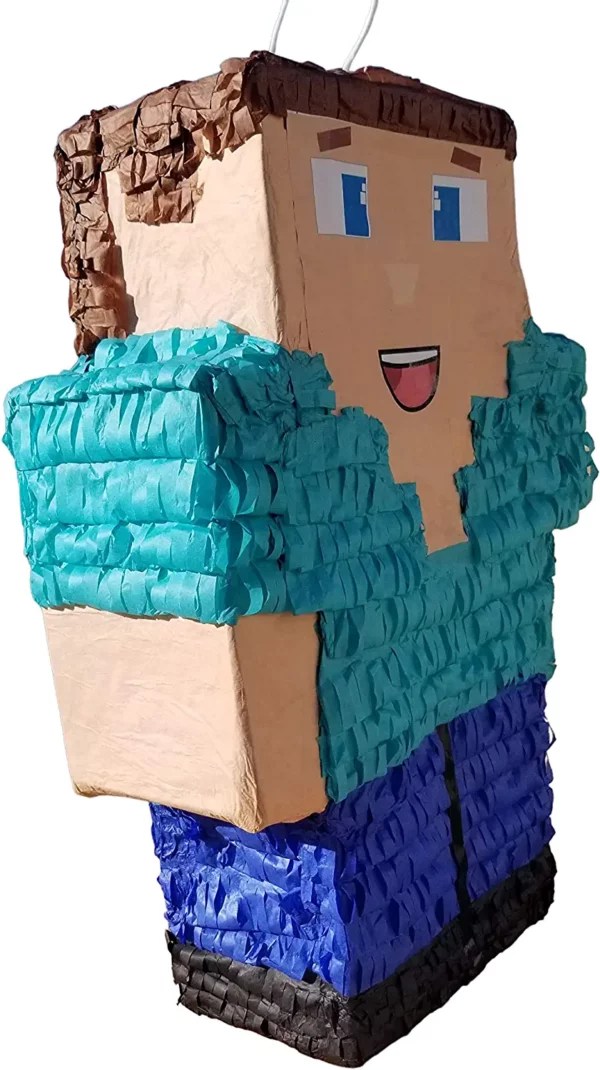"Piñata de Minecraft ¡Diversión asegurada para tu fiesta!"