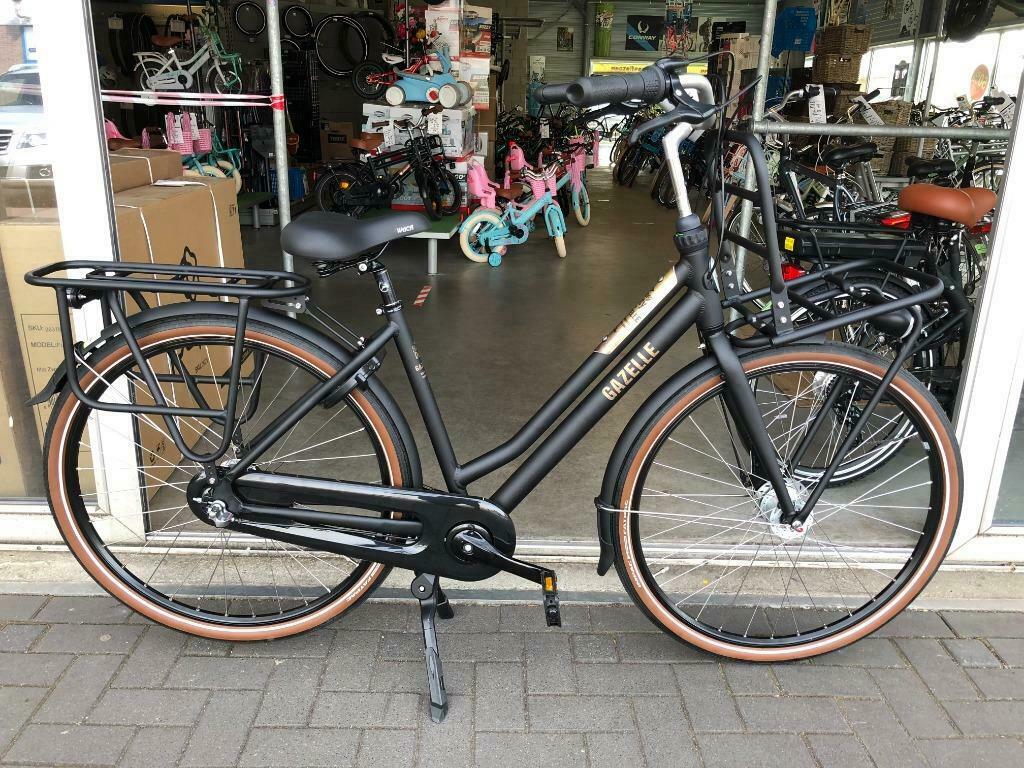 Gazelle Heavy Duty N3 2020 Dames 49Cm Mat Zwart - Fietsmaster