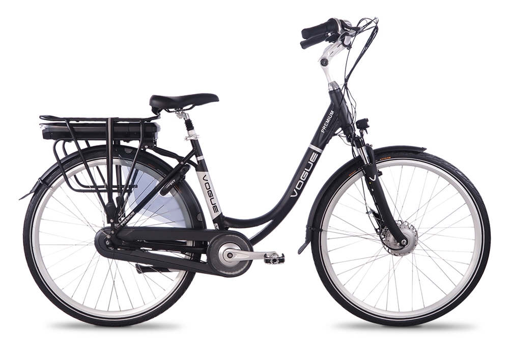 Vogue Premium E Bike Nexus 7 Mat Zwart 48 Cm - Fietsmaster