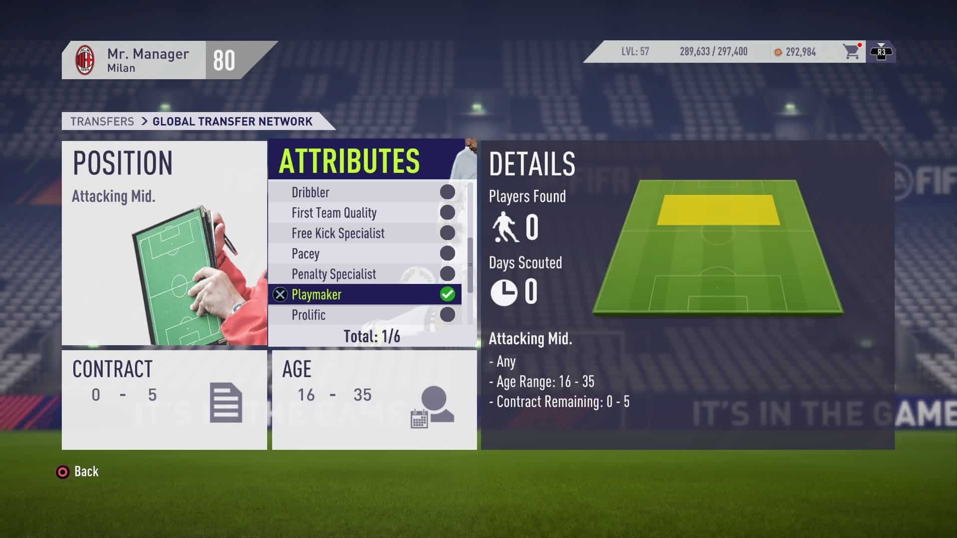 Global Transfer Network Scouting Players FIFA Career