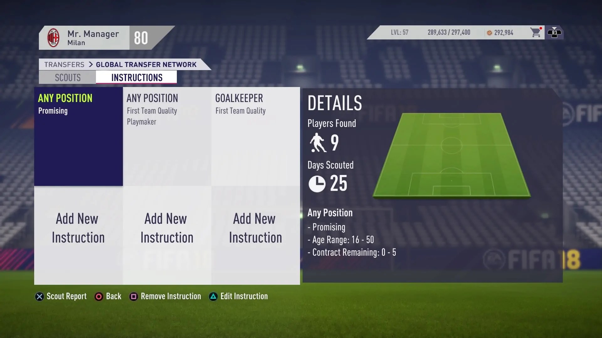 Global Transfer Network Scouting Players FIFA Career