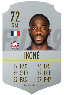 Jonathan Ikone Fifa 19 Rating Card Price