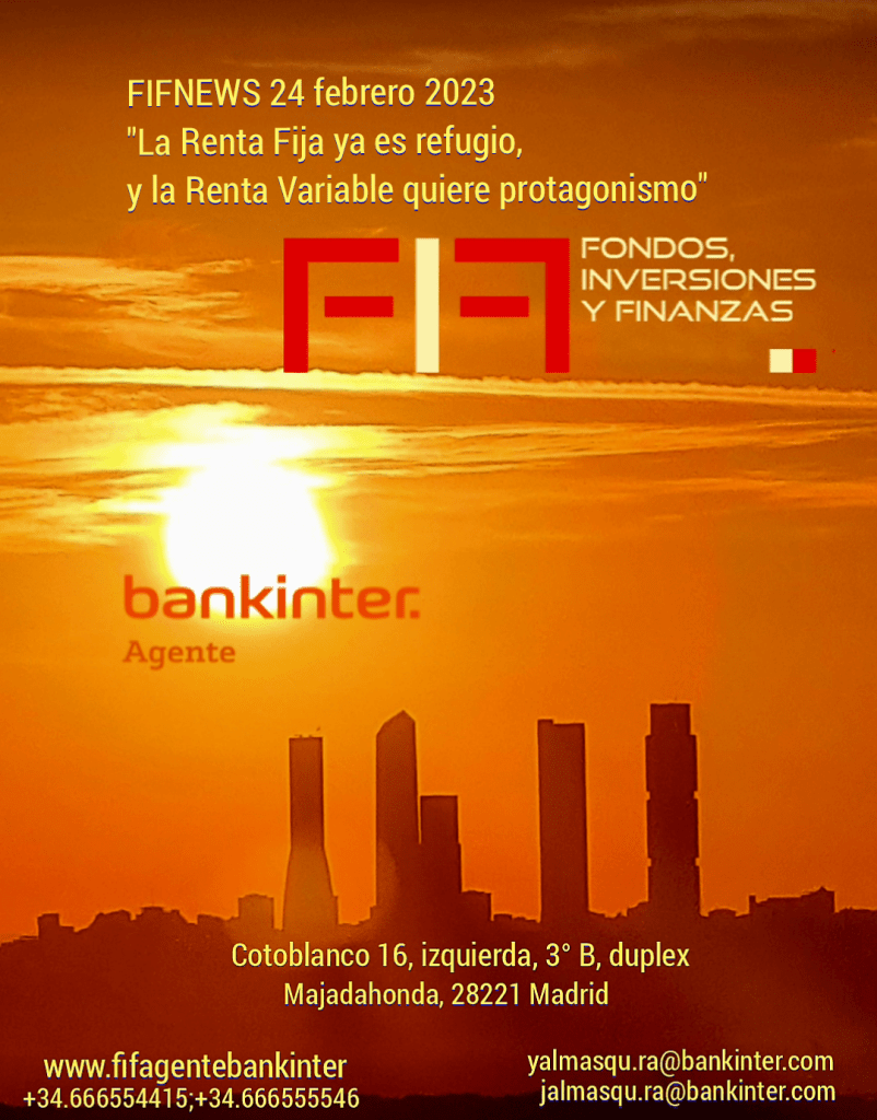 FIFNEWS 27 feb 2023 "La renta fija ya es refugio y la renta variable