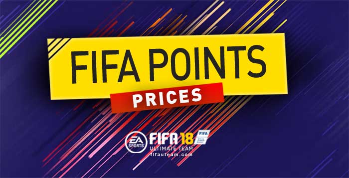 FIFA Points Prices for FIFA 18 Ultimate Team and Packs Prices