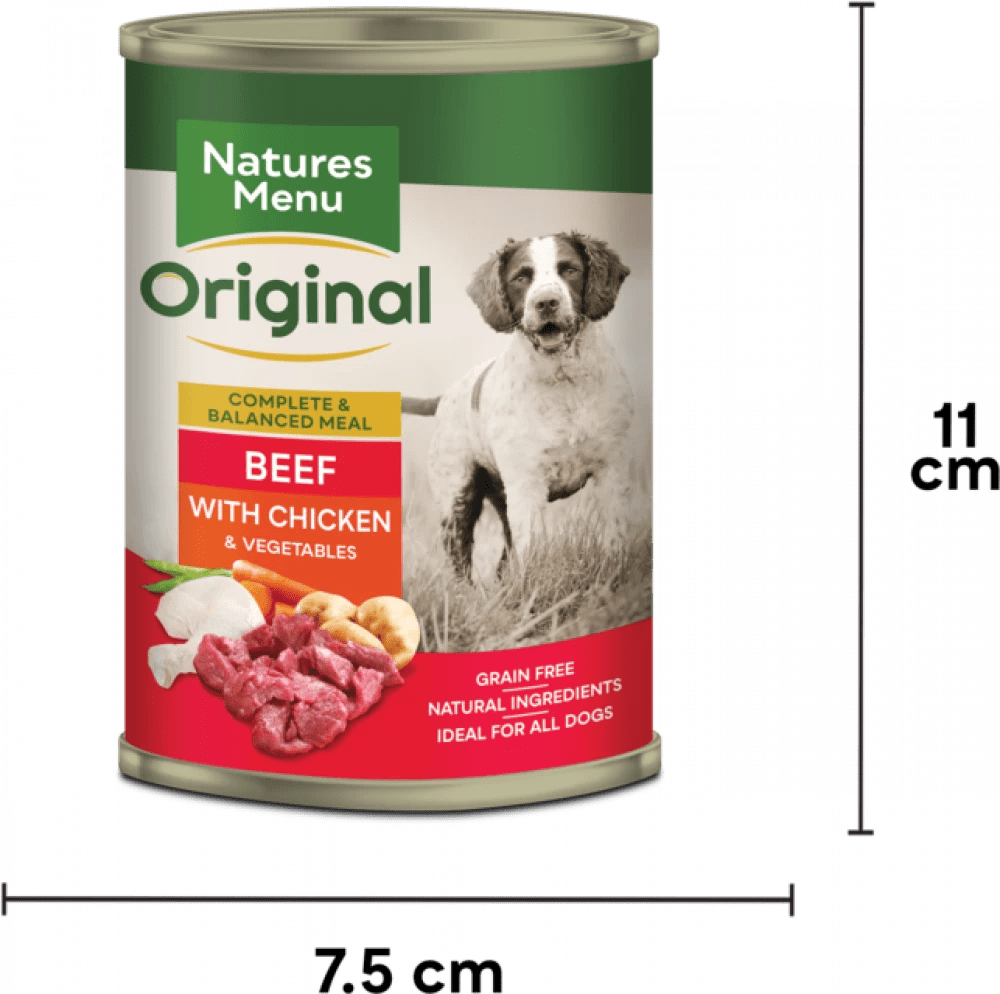 Natures Menu Original Beef, Chicken & Veg 400g Fife Animal Feed