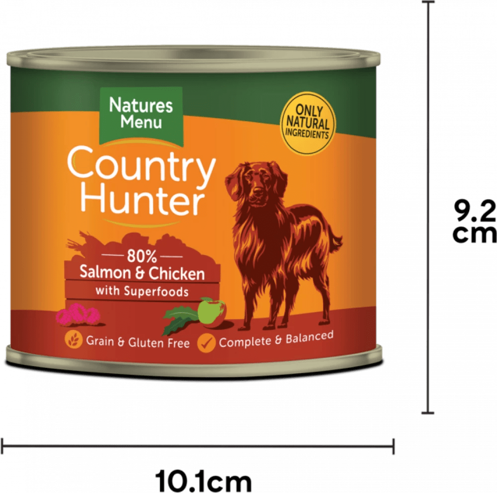 Natures Menu Salmon & Chicken 600g Can Fife Animal Feed