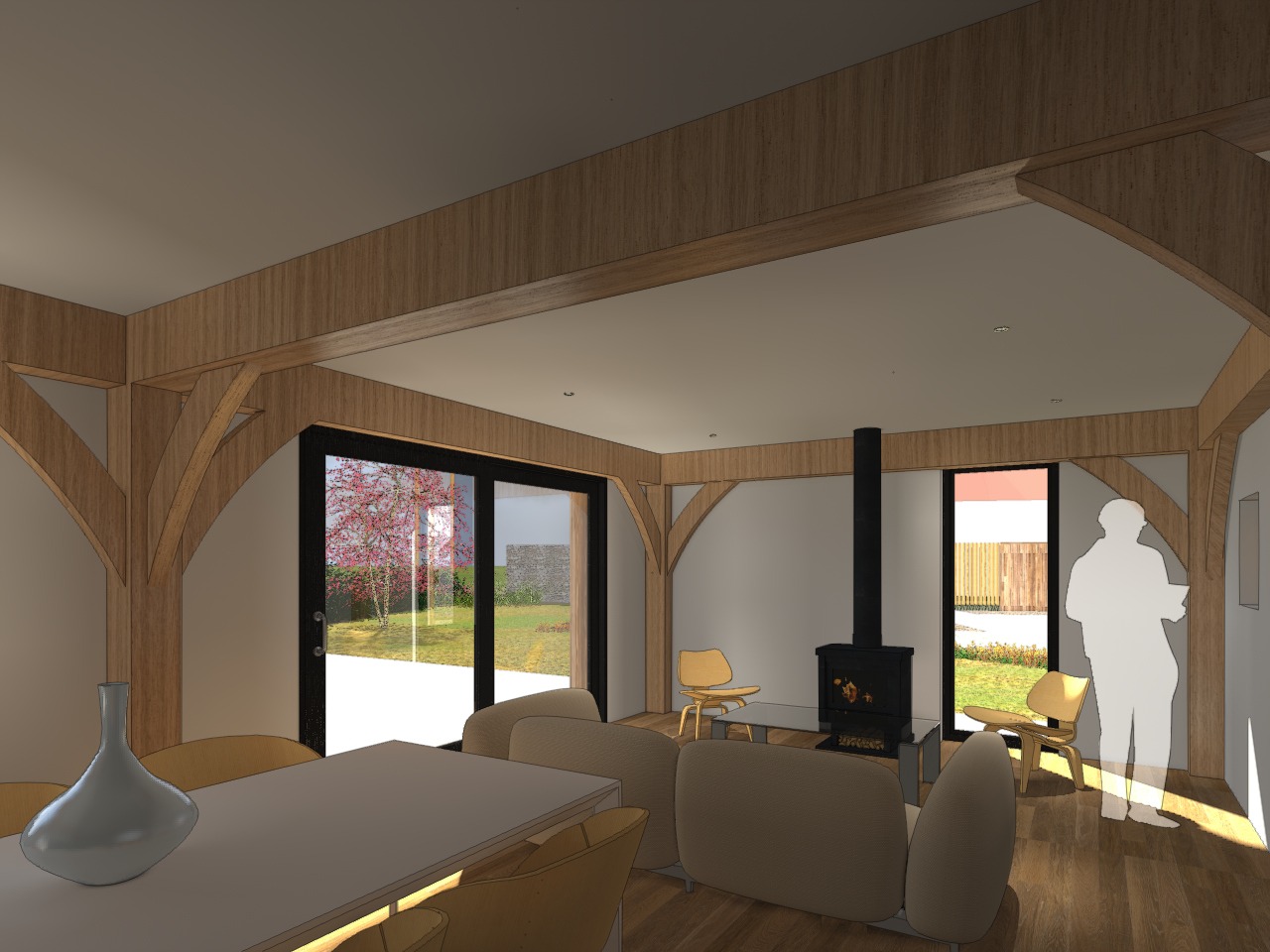 Oak Frame House, Arncroach Fife Architects