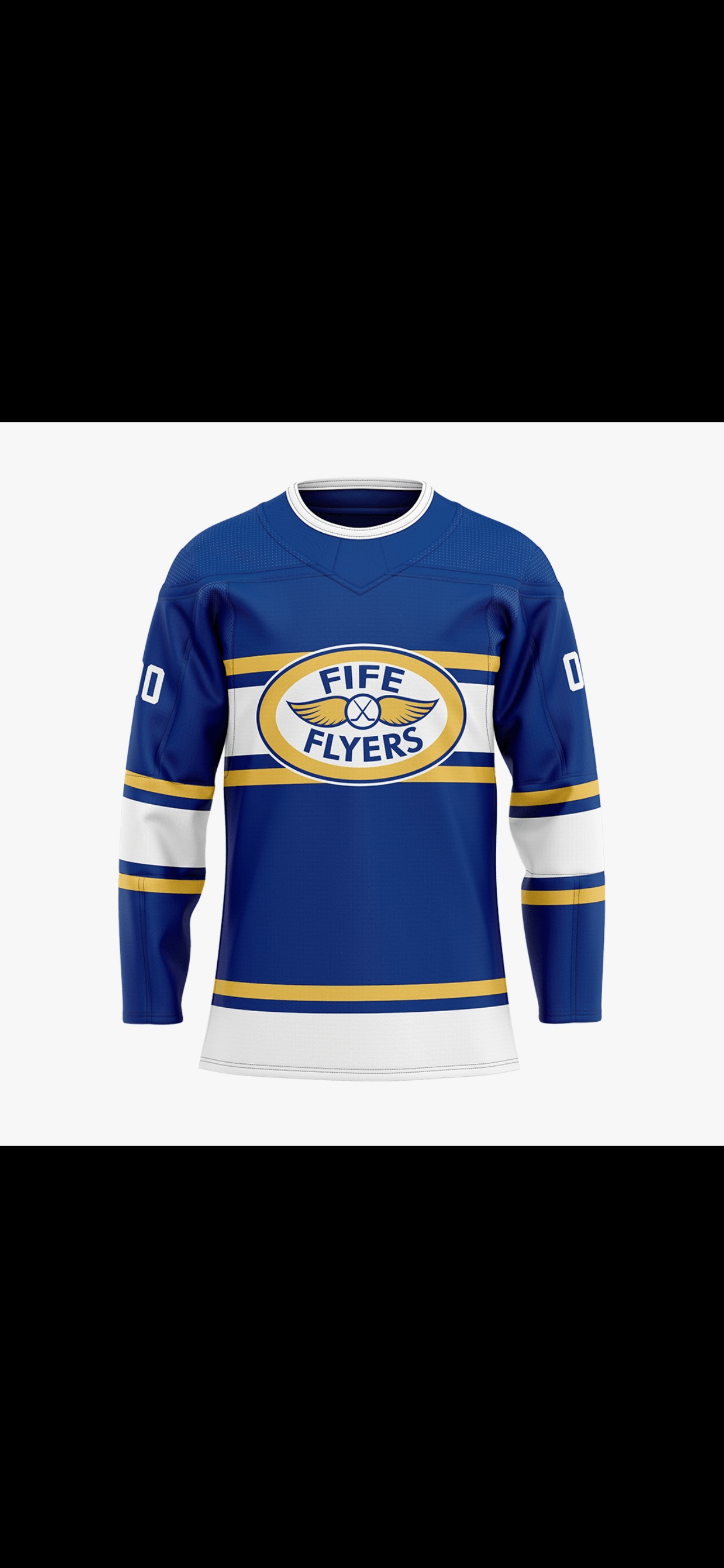 ADULT RETRO replica shirt Sublimated Logo 2023/24 season Fife Flyers