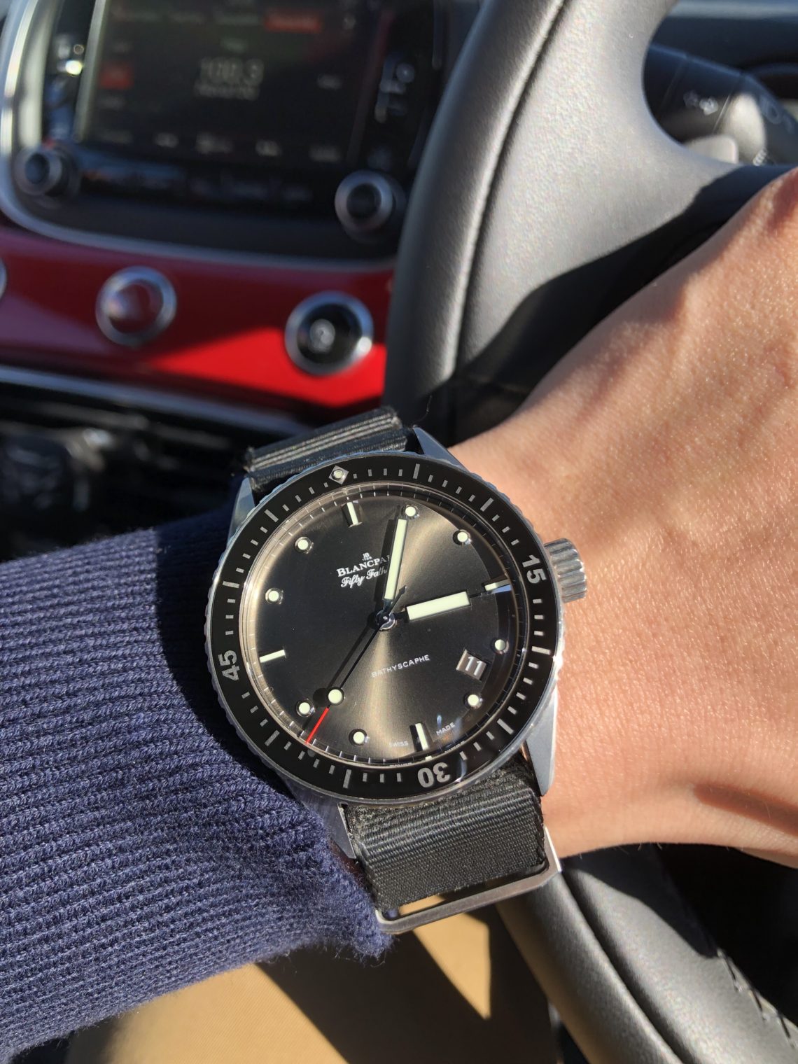blancpainfiftyfathomsbathyscaphewristshot.jpeg Fifth Wrist