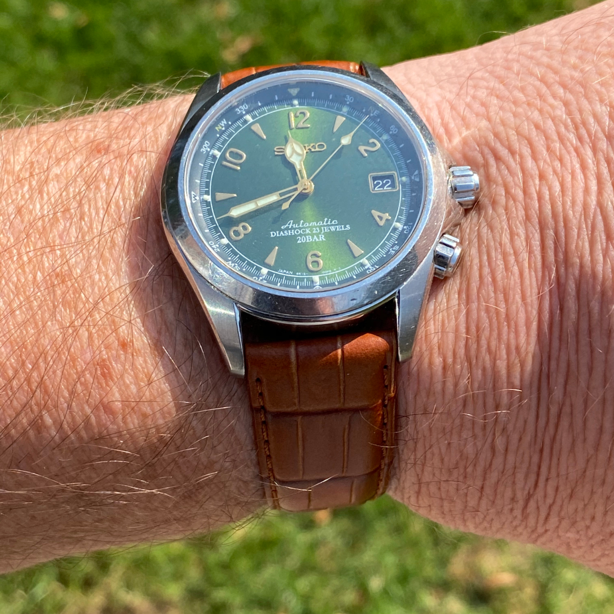 Seiko SARB017 Mechanical Alpinist Watch Review WatchReviewBlog Seiko