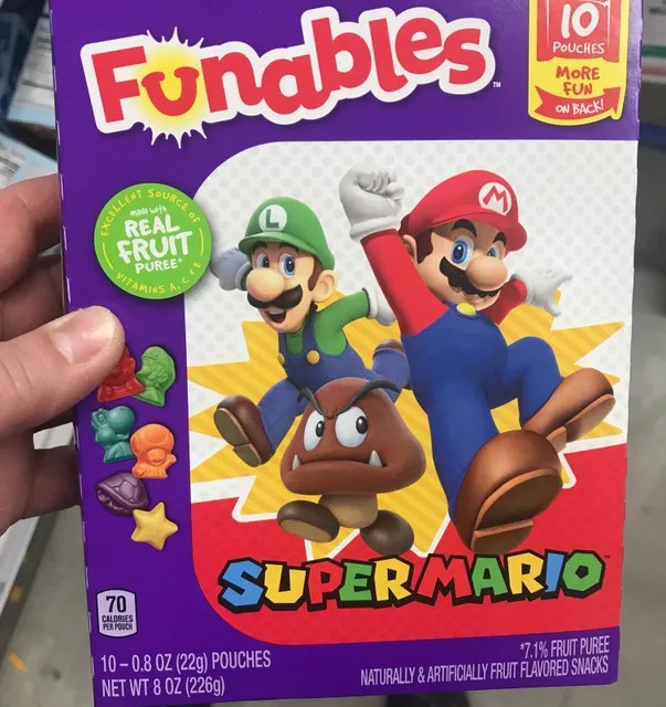 Is it Gluten Free Funables Super Mario Fruit Snack