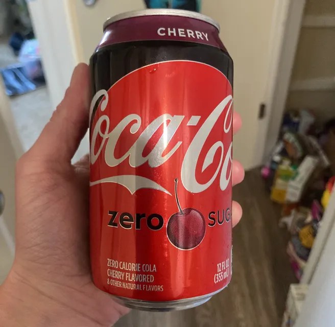 Cocacola Cherry Flavored Zero Sugar Cola