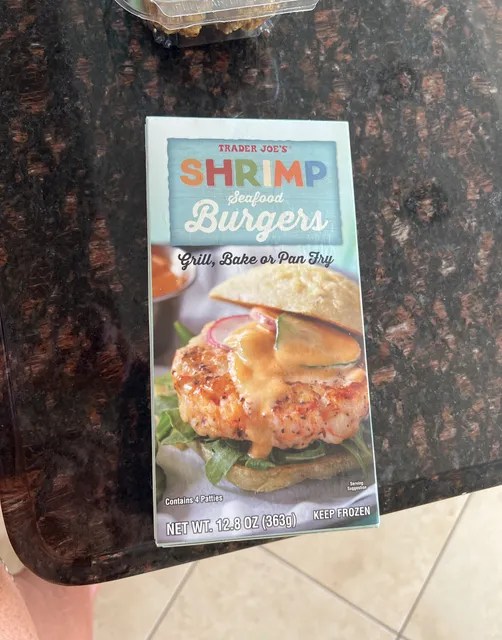 Trader Joe's Shrimp Seafood Burgers