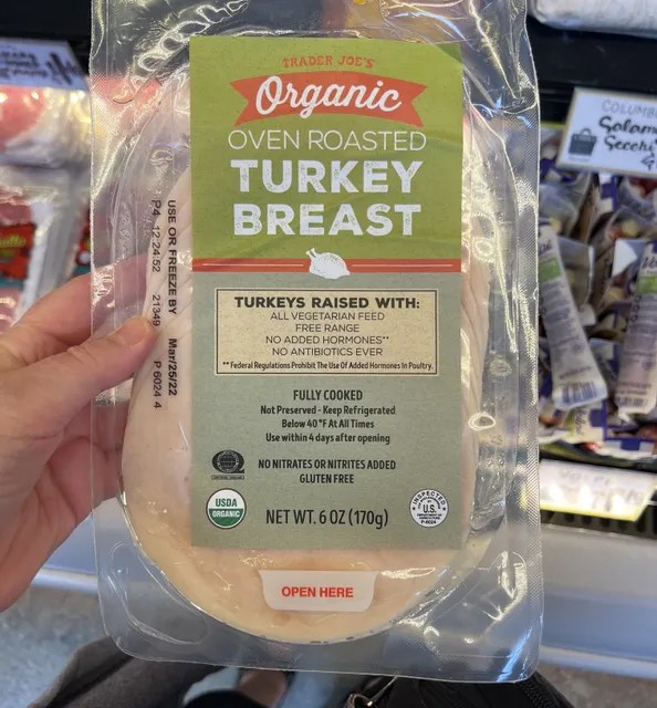Trader Joe's Organic Oven Roasted Turkey Breast