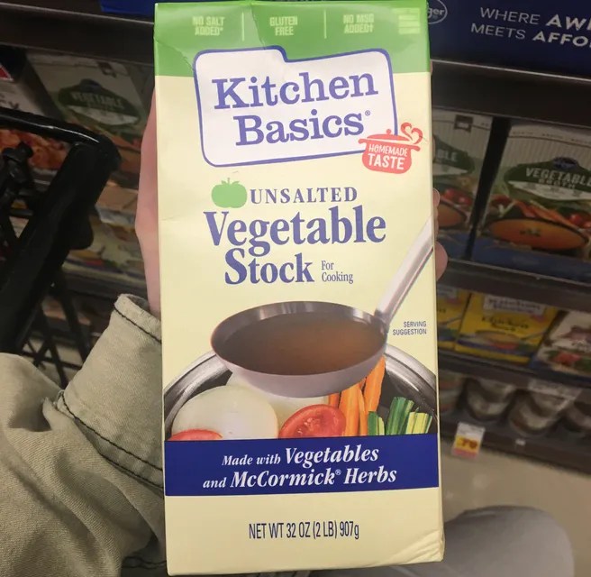 Kitchen Basics Unsalted Vegetable Stock