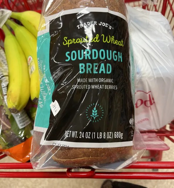 Trader Joe's Sprouted Wheat Sourdough Bread