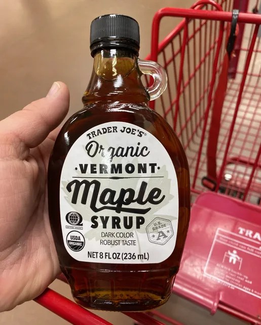Trader Joe's Organic Vermont Maple Syrup