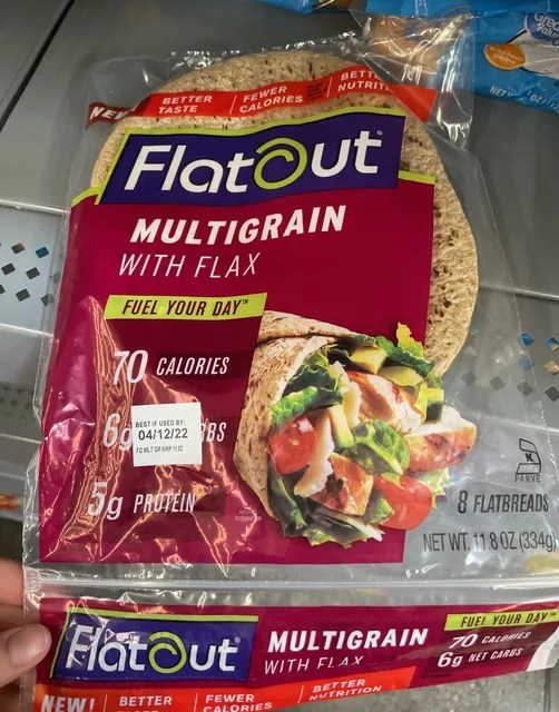 Flatout Multigrain With Flax Flatbread