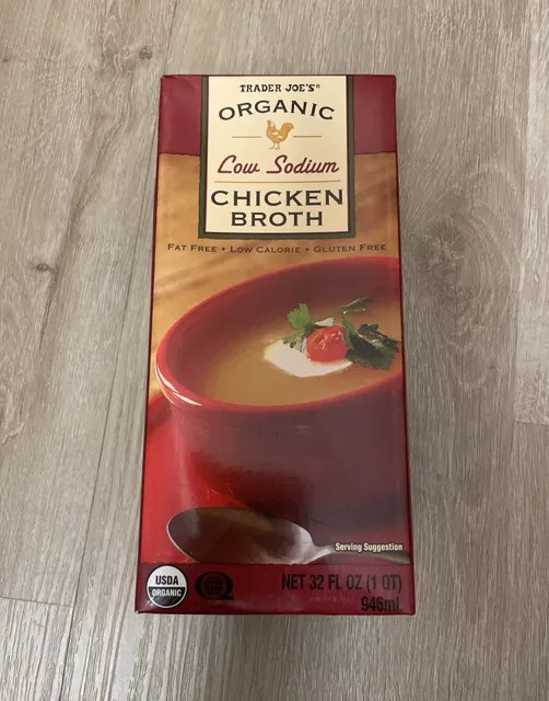 Trader Joe's Organic Low Sodium Chicken Broth