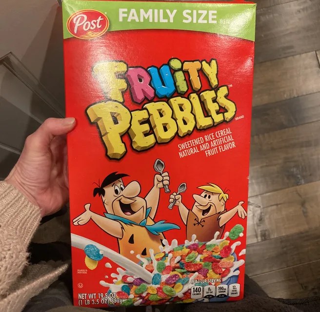 Post Fruity Pebbles Sweetened Rice Cereal