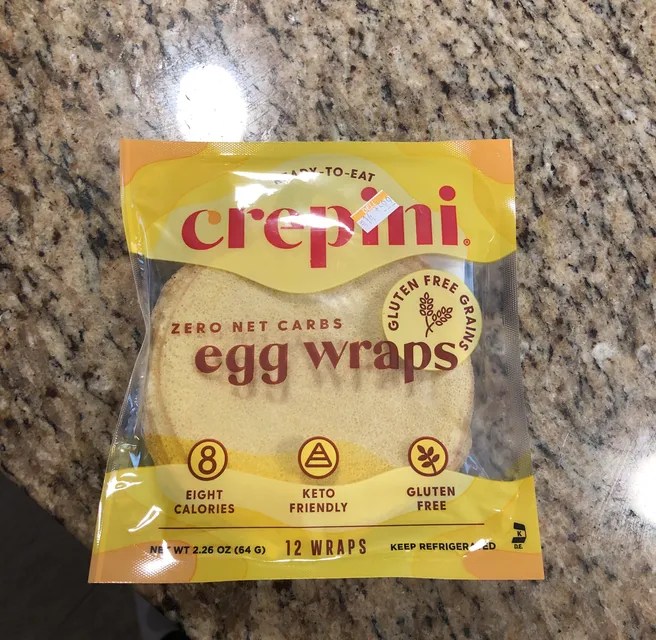 Crepini Gluten Free Grains Egg Wraps