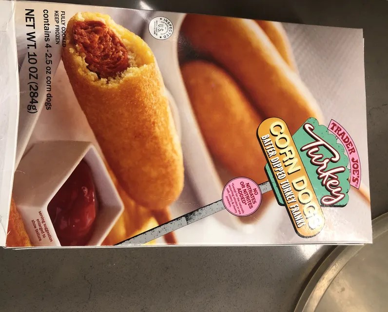 Trader Joe's Turkey Corn Dogs Batter Dipped Turkey Franks