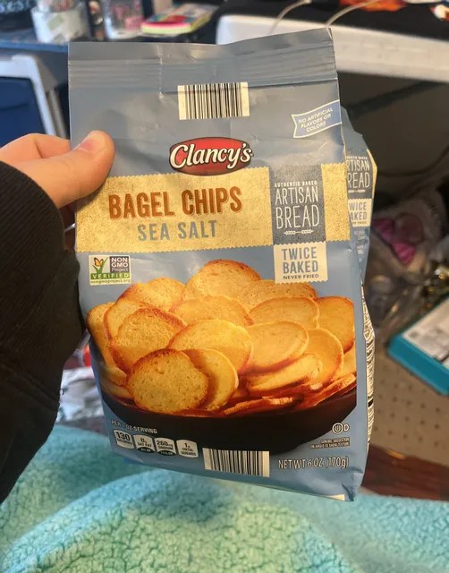Clancy's Sea Salt Bagel Chips