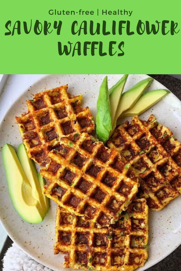 Savory Cauliflower Waffles Figgin Delicious