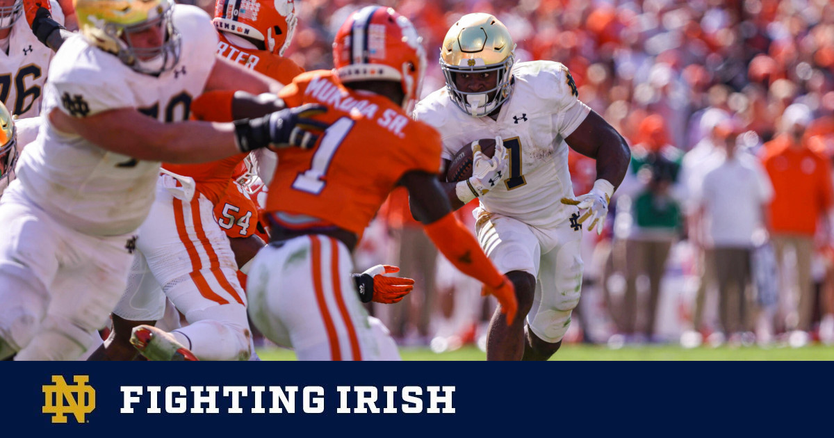 No. 12 Notre Dame Falls to Clemson 3123 in HardFought Battle BVM Sports