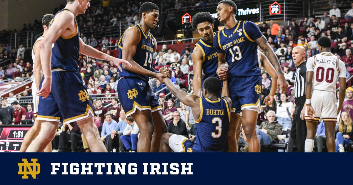 Notre Dame Men's Basketball Suffers Close 6359 Loss, Burton and Booth