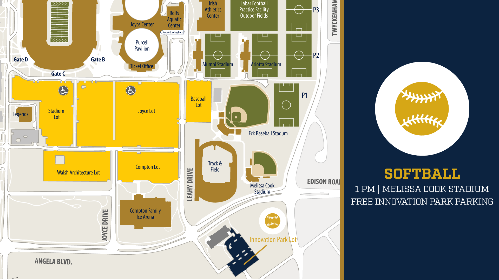 Notre Dame Football Parking Map 2024 Dawn Mollee