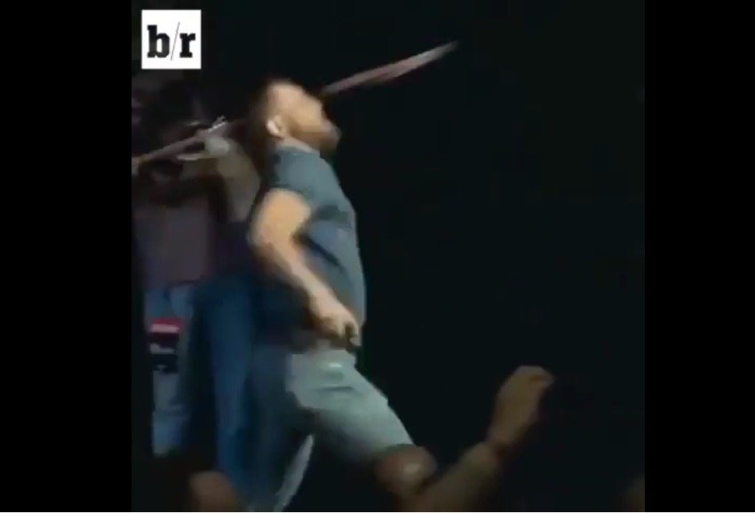 Conor McGregor Hilariously Funny Video Throwing Spears