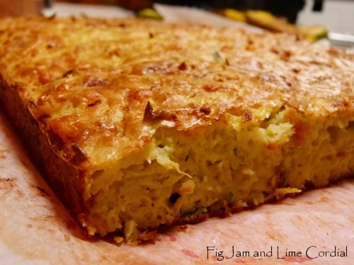 One Giant Tromboncino Fig Jam and Lime Cordial