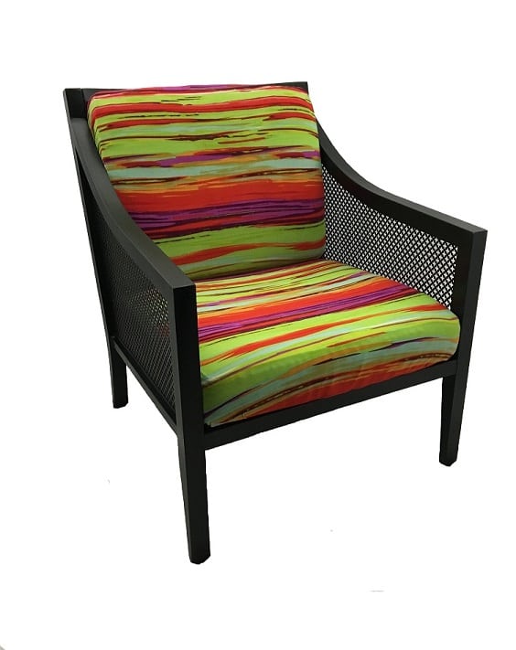 Tropical red patio cushion cover Patio Furniture Cushion Covers