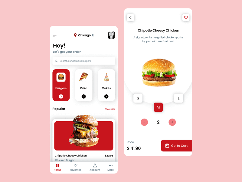 Food Ordering App Free Figma Resource Figma Elements