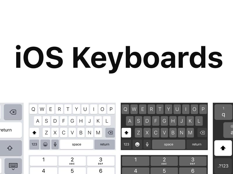 iOS Keyboards Free Figma Resource Figma Elements