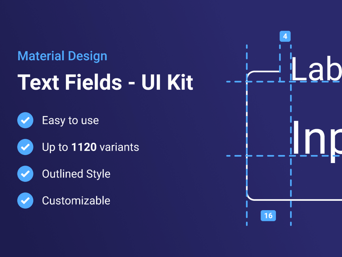 Material Design Text Fields & Inputs Free Figma Resource Figma Elements