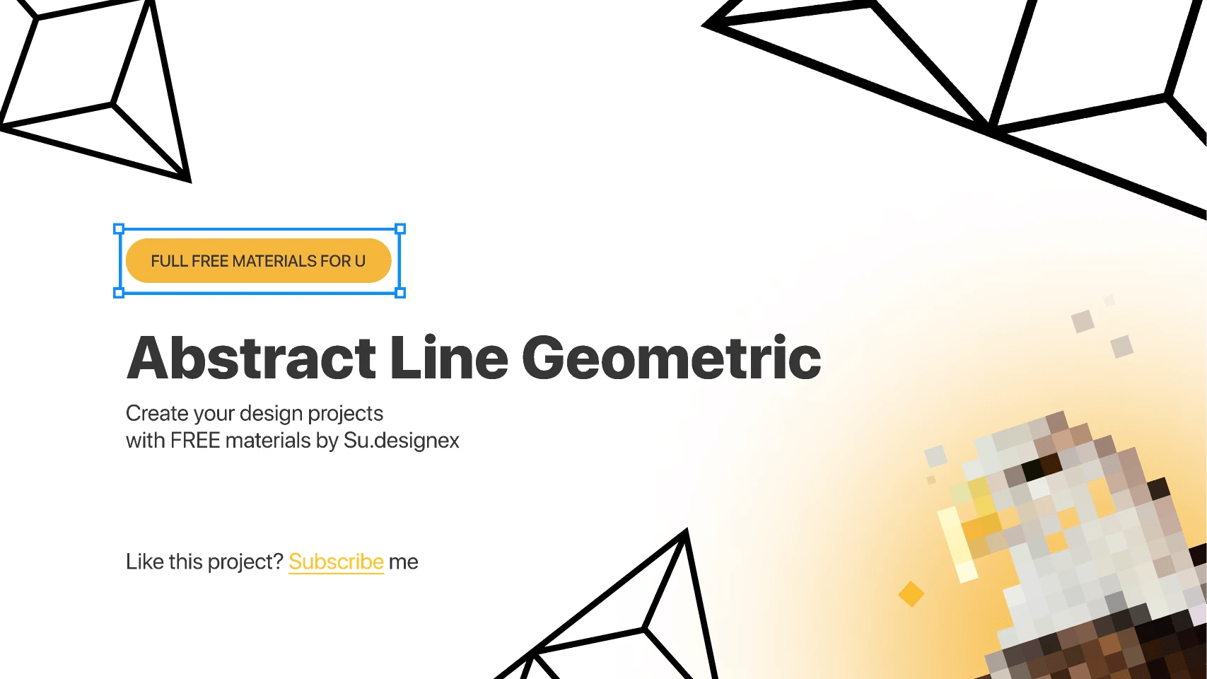 Abstract Line Geometric free figma template for Uncategorized