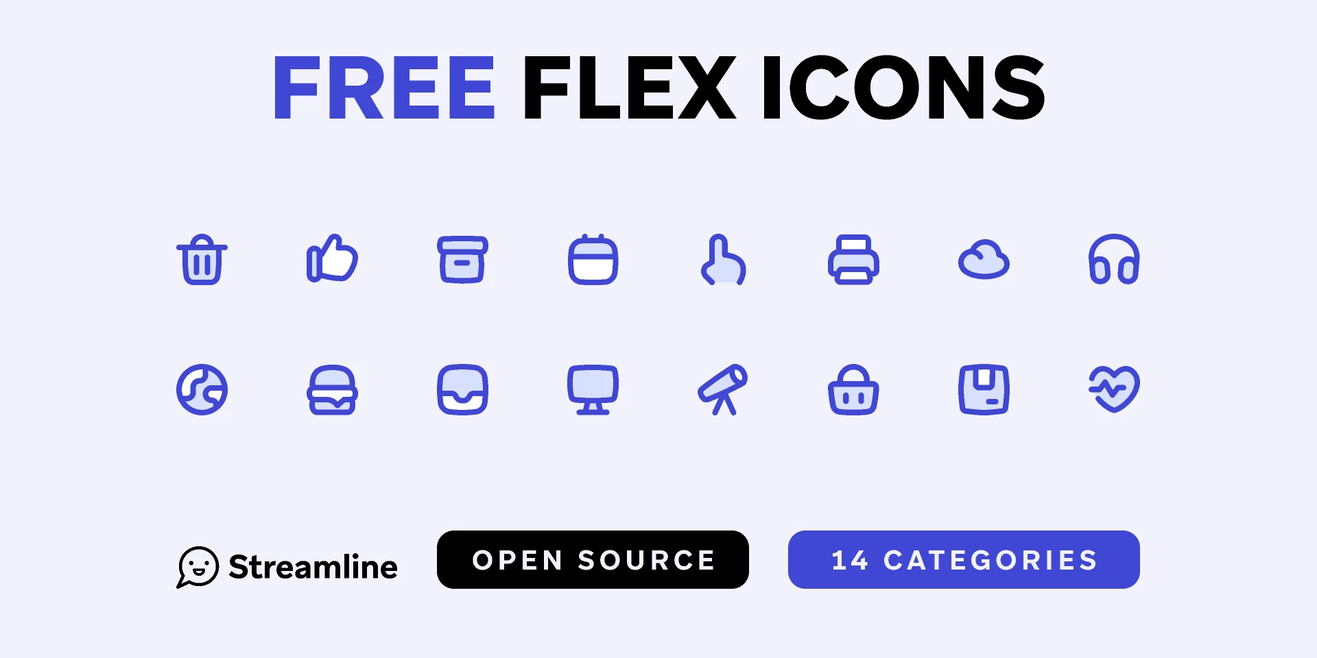 Flex Icon Set free figma template for Icons