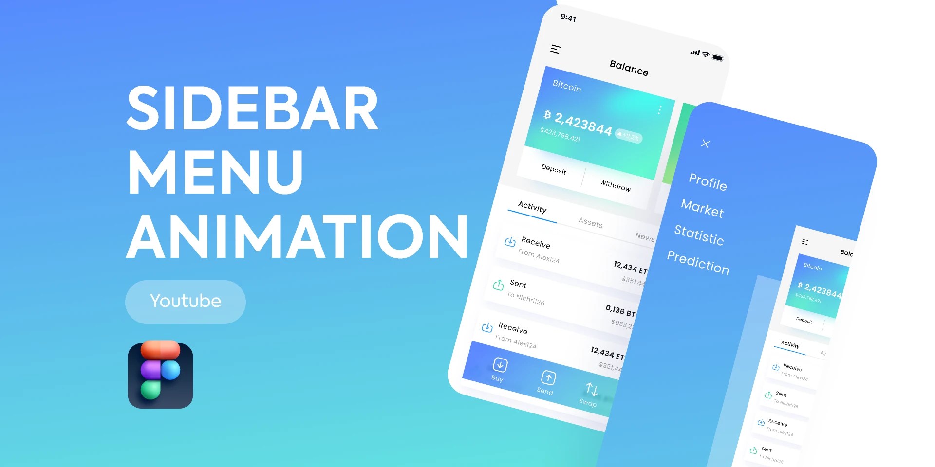 Sidebar Menu Animation free figma template for Uncategorized