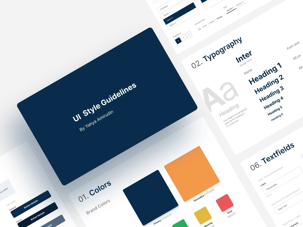 Style Guidelines free figma template for Uncategorized